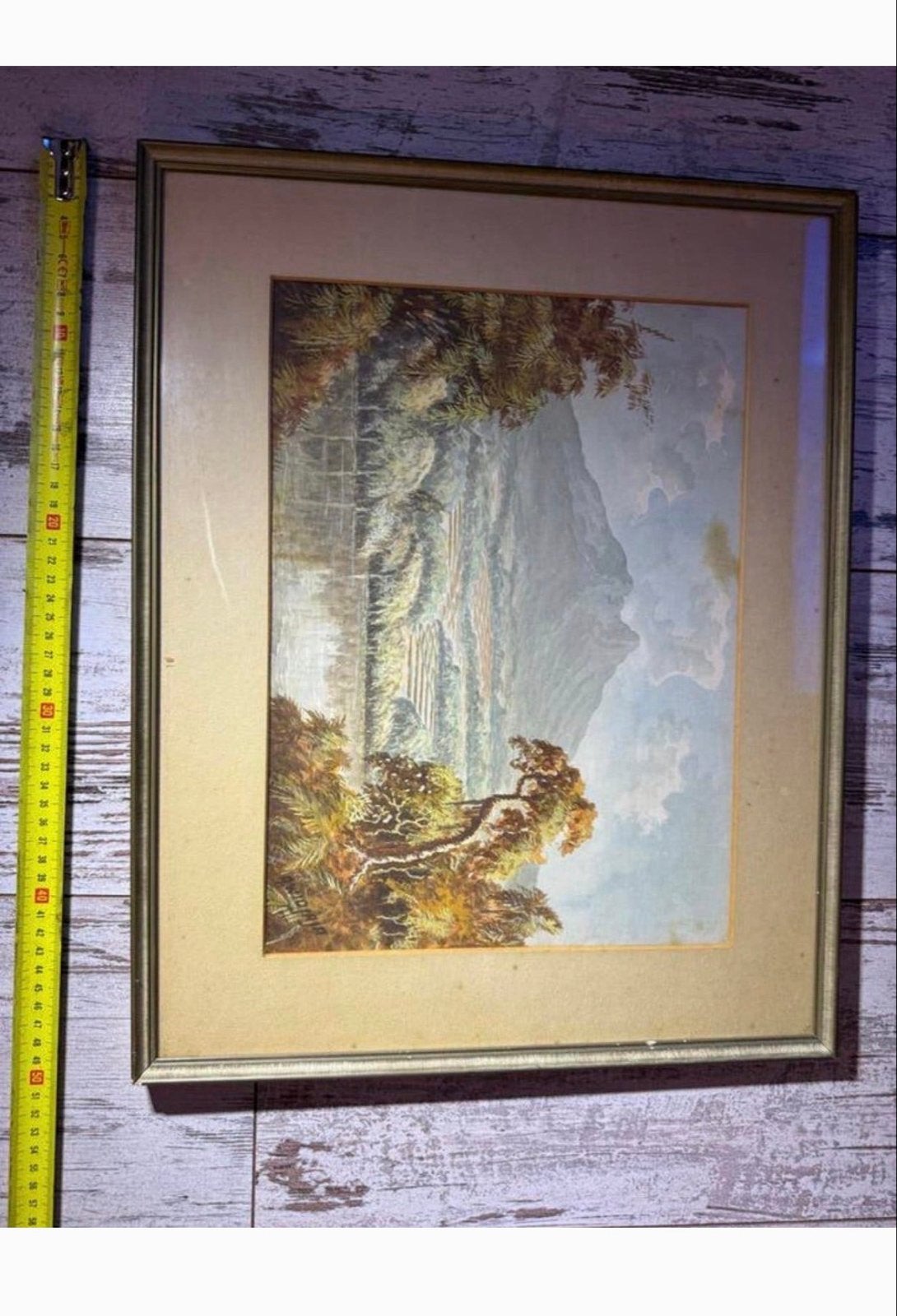 Prachtig aquarel Indonesisch landschap - A. Widjaja, Antiek en Kunst, Ophalen of Verzenden, Gesigneerd, Landschap, Aquarel
