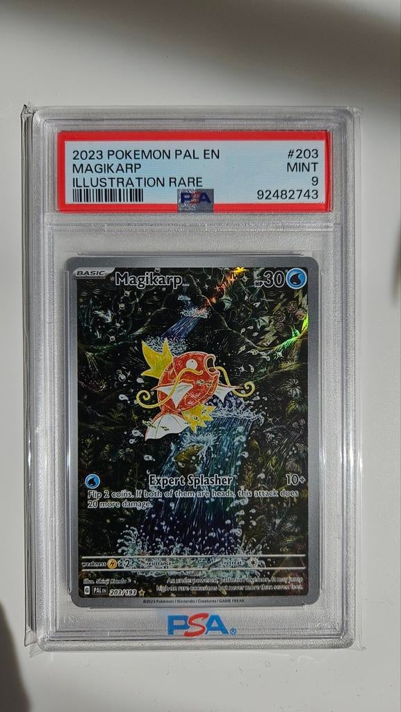 Magikarp 203 PSA 9 - Pokemon Kaart, Ophalen of Verzenden, Zo goed als nieuw