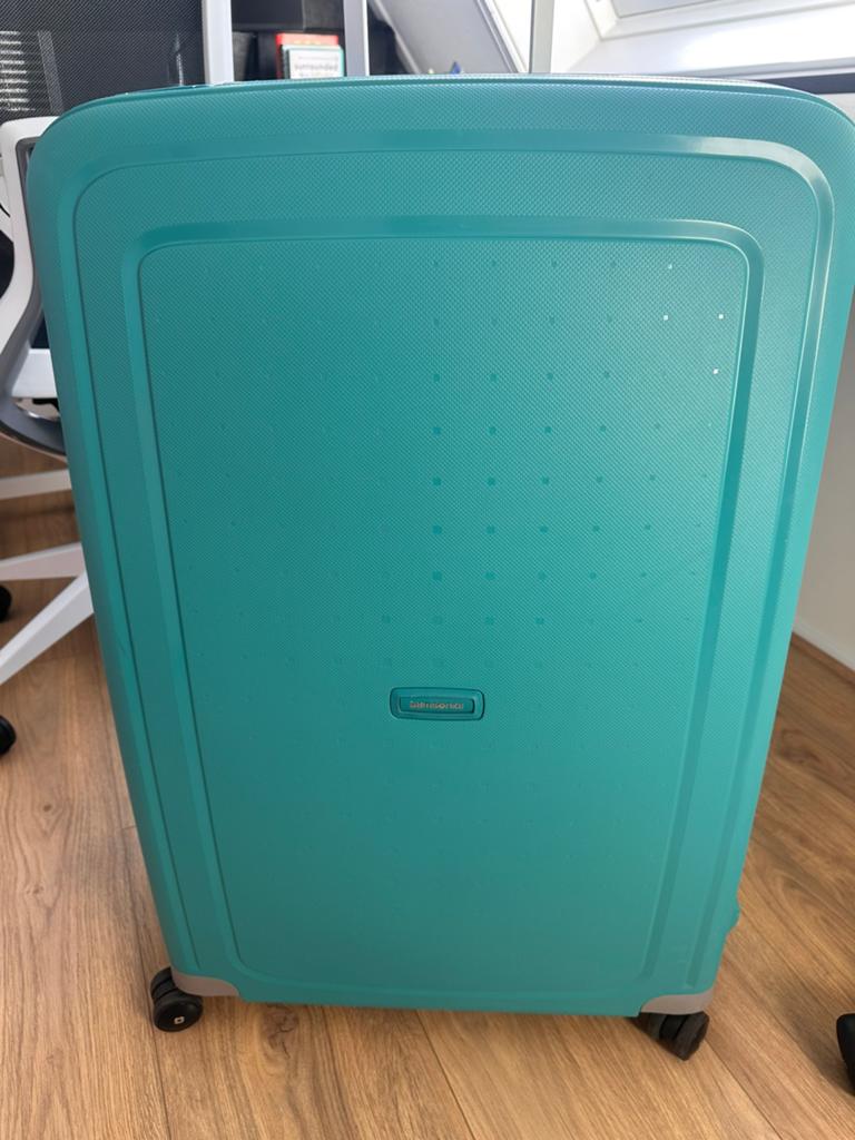 Samsonite Scure Spinner 81cm, Ophalen, Hard kunststof, 45 tot 55 cm, Zo goed als nieuw