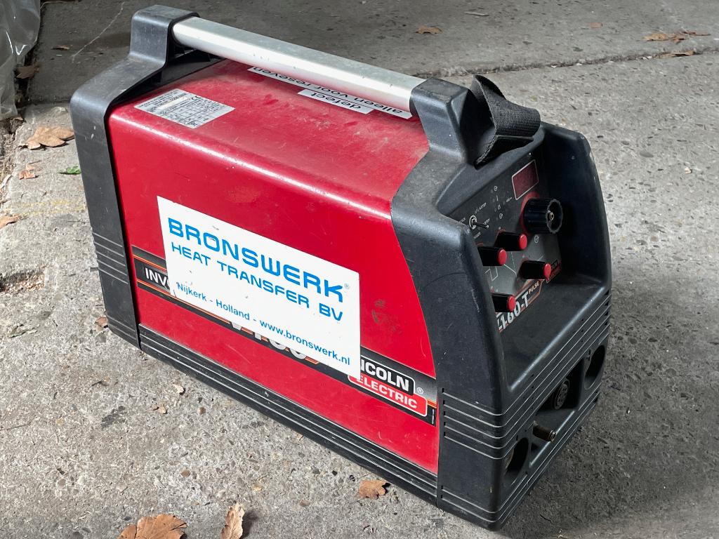 lasmachine, lincoln electric invertec, V160T TIG, Doe-het-zelf en Verbouw, Gereedschap | Lasapparaten, Ophalen, 150 tot 250 ampère