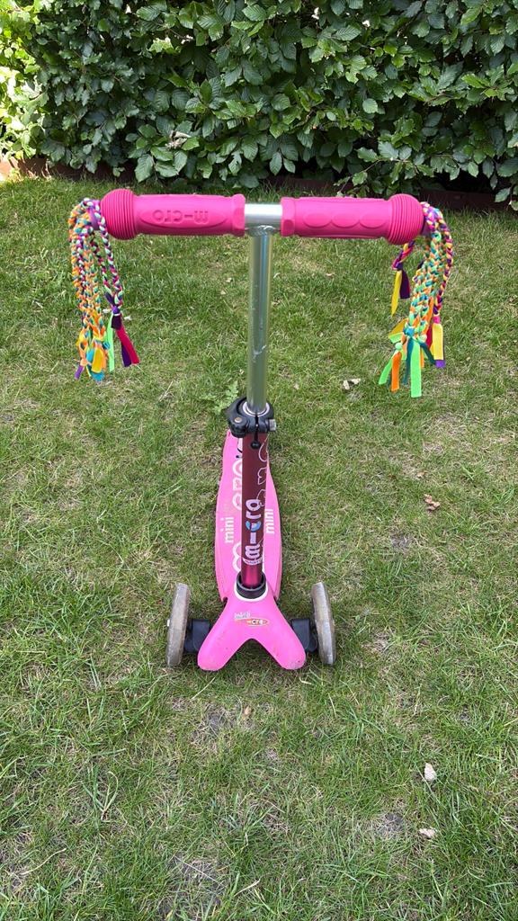 Mini micro roze step, Fietsen en Brommers, Steps, Ophalen, Gebruikt, Gewone step