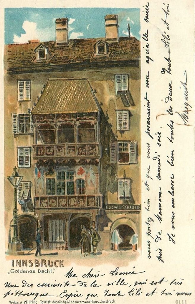 379-002-005 Innsbruck Goldenes Dachl, Verzenden, Voor 1920, Oostenrijk