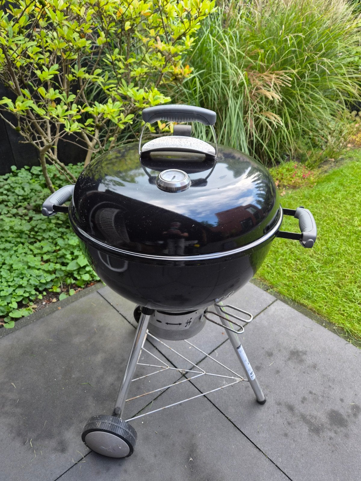 Weber Compact Kettle BBQ 47cm met brikettenstarter, Ophalen, Gebruikt, Weber