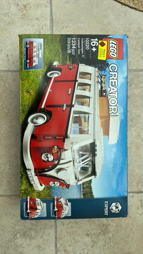 LEGO Creator Expert 10220 Volkswagen T1 Camper Van, Kinderen en Baby's, Speelgoed | Duplo en Lego, Zo goed als nieuw, Ophalen of Verzenden