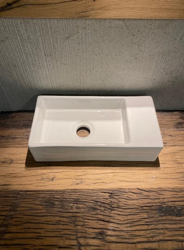 Wit fonteintje ( 37 x 20 x 10cm ), Ophalen, Zo goed als nieuw, Toilet