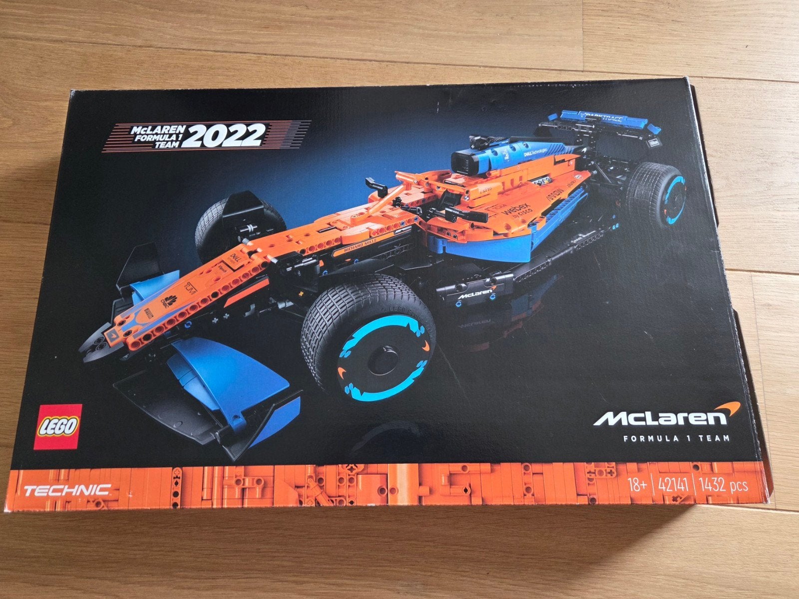Lego Technic McLaren Formule 1 Raceauto 42141 42141, Kinderen en Baby's, Lego, Ophalen of Verzenden, Zo goed als nieuw, Complete set