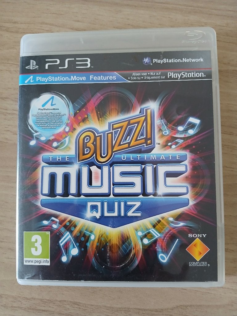 Buzz: The Ultimate Music Quiz (PS3), Muziek, Verzenden, Zo goed als nieuw, 3 spelers of meer