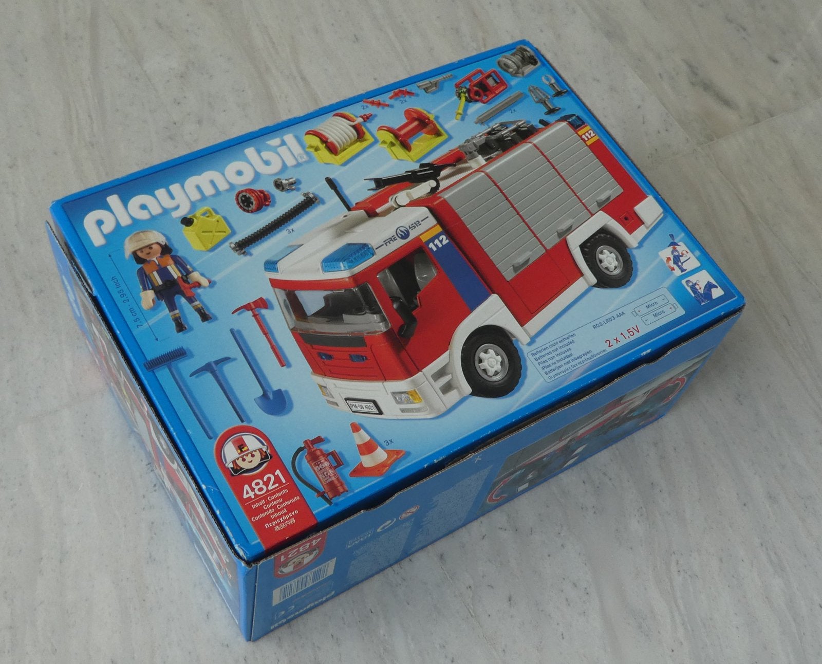 Brandweerwagen playmobil 4821, Ophalen, Zo goed als nieuw