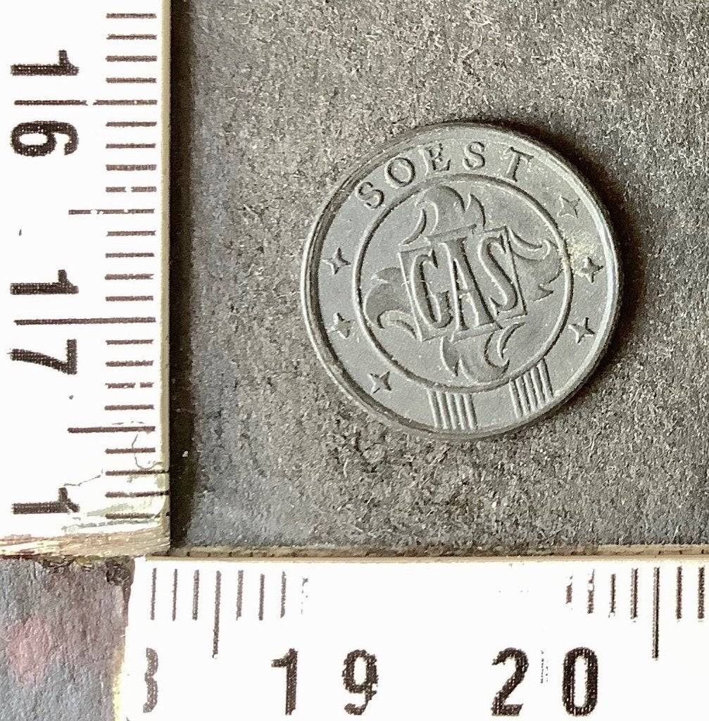 gas muntje, Soest, 10 (cent)?, Ophalen of Verzenden, Overige materialen, Nederland