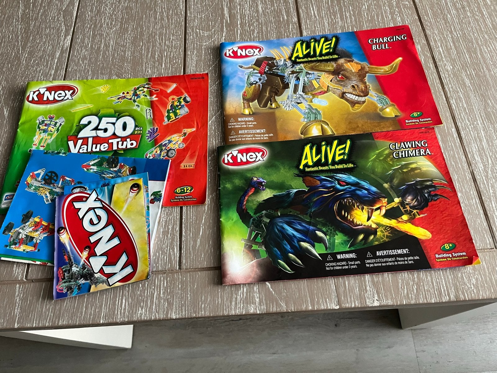 Grote partij K'nex Alive! en 250 Value Tub met handleidingen, Kinderen en Baby's, Speelgoed | Bouwstenen, Ophalen, Zo goed als nieuw