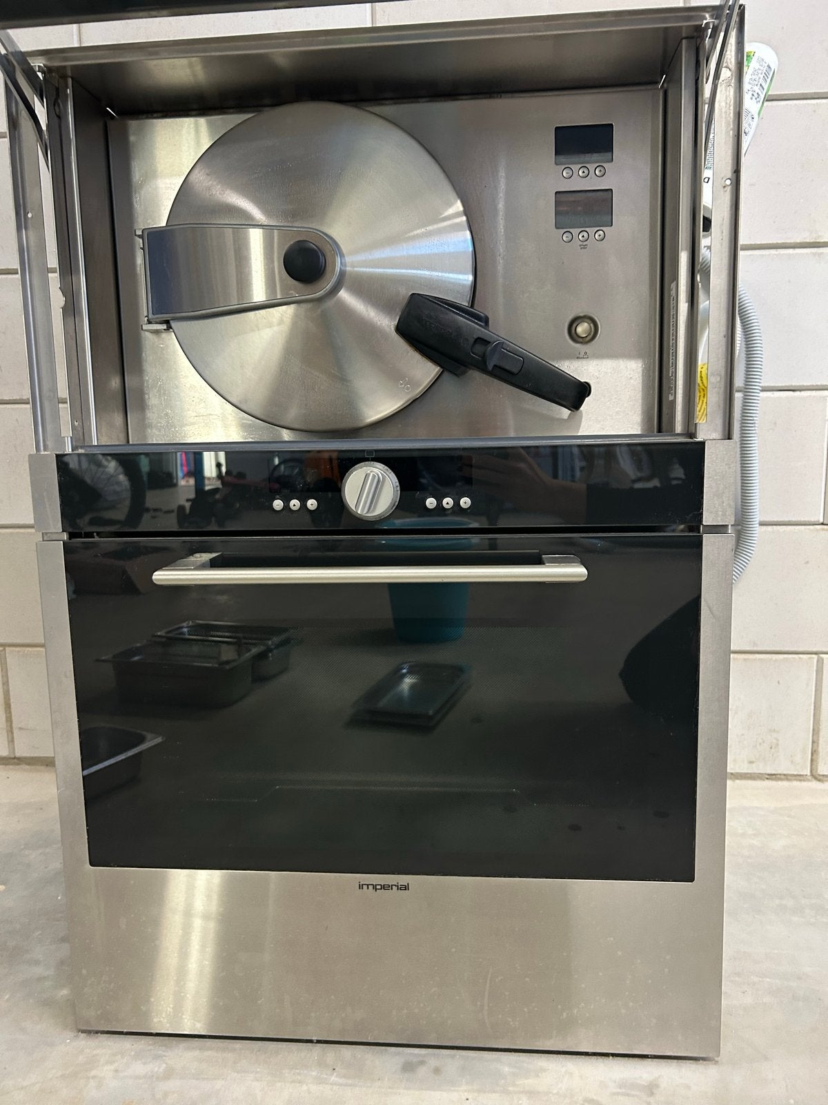 Imperial DG 5.64 Inbouw Hogedruk Stoomoven, Ophalen, 45 tot 50 cm, Stoom, Inbouw