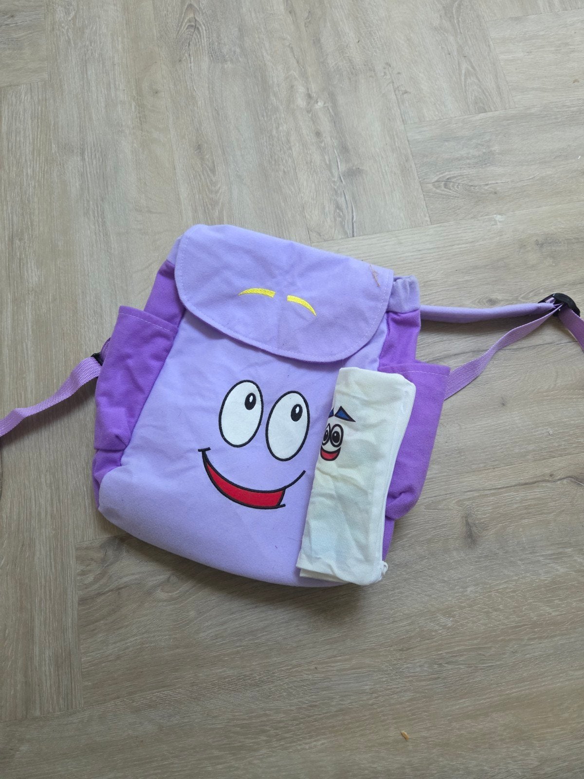 Dora de Ontdekkingsreiziger rugzak tas met de kaart, Ophalen of Verzenden, Zo goed als nieuw
