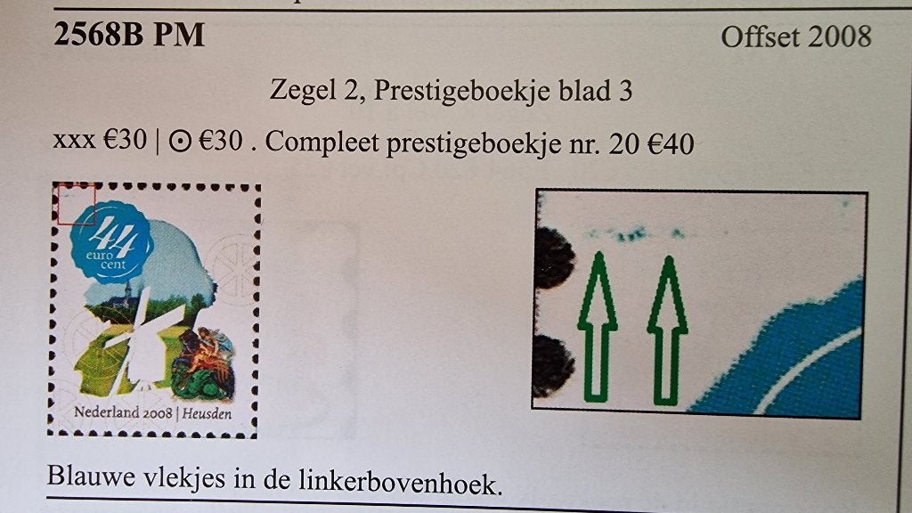 Prestigeboekje 20 (PR20) met Plaatfout 2568B PM - Postfris, Ophalen of Verzenden, Na 1940, Postfris