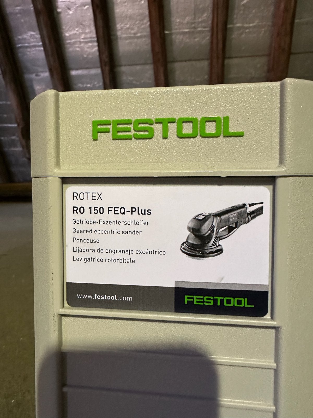 Festool Rotex RO 150 FEQ-Plus Excentrische Schuurmachine Nie, Ophalen of Verzenden, Nieuw, Minder dan 600 watt, Excentrische schuurmachine