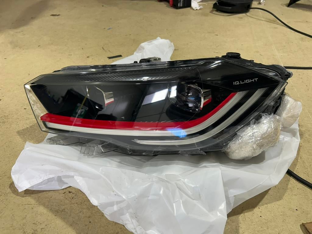 VW Polo 2G Facelift GTI IQ Light Koplamp Links 2G1941035M, Auto-onderdelen, Verlichting, Ophalen of Verzenden, Nieuw, Volkswagen