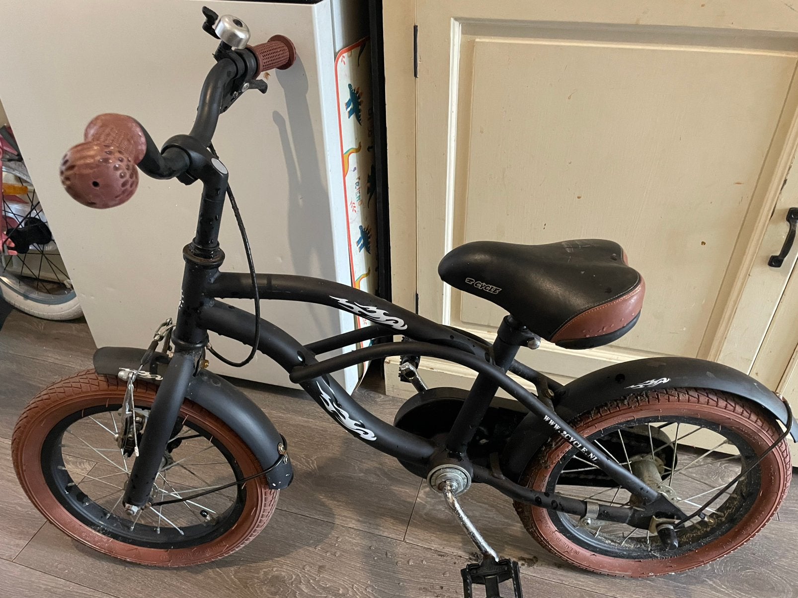 Kinderfiets !!, Ophalen, Zo goed als nieuw, Terugtraprem, Minder dan 16 inch