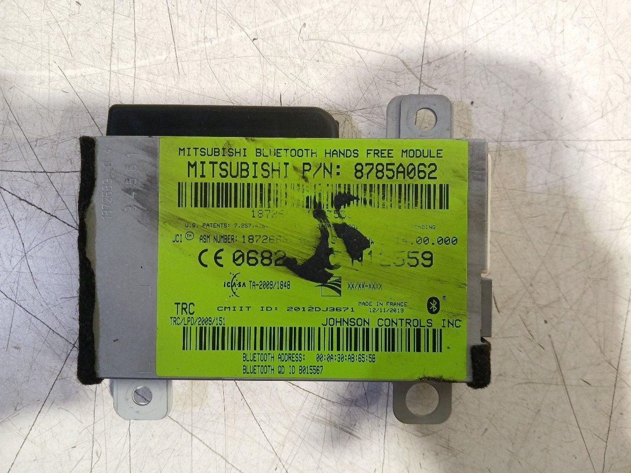 Bluetooth control module Mitsubishi Outlander, Ophalen of Verzenden, Van der Ven Autorecycling B.V., Onderdelen@venauto.nl, Ettenseweg 76, 4706 PB Roosendaal, The Netherlands