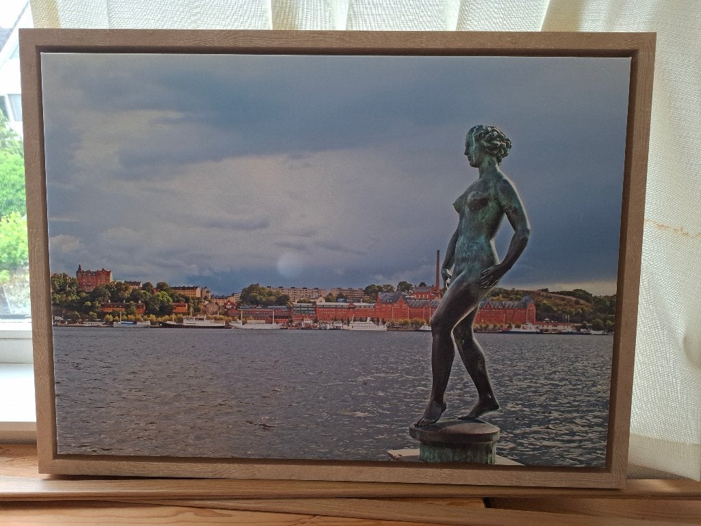Ingelijst schilderij, Antiek en Kunst, Kunst | Schilderijen | Modern, Ophalen