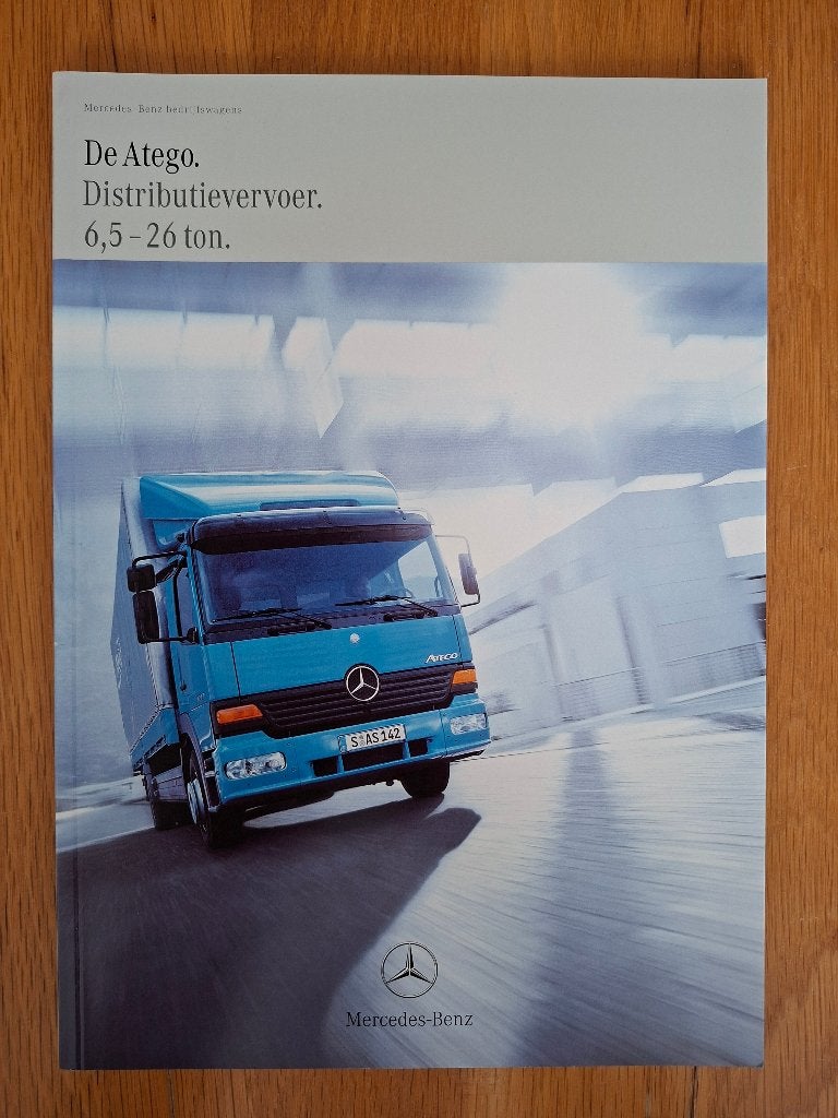 Folder - Mercedes Benz, De Atego, Ophalen of Verzenden, Zo goed als nieuw, Mercedes