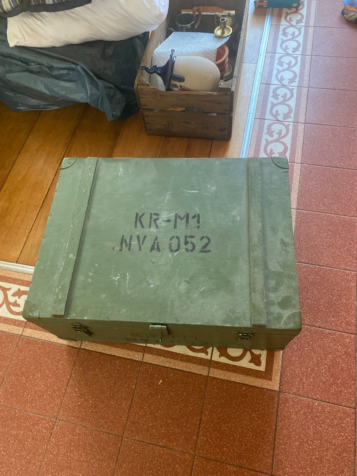 Vintage militaire kist NVA 052 - KR-M1, Ophalen, Overige soorten, Duitsland, Kist of Geocache