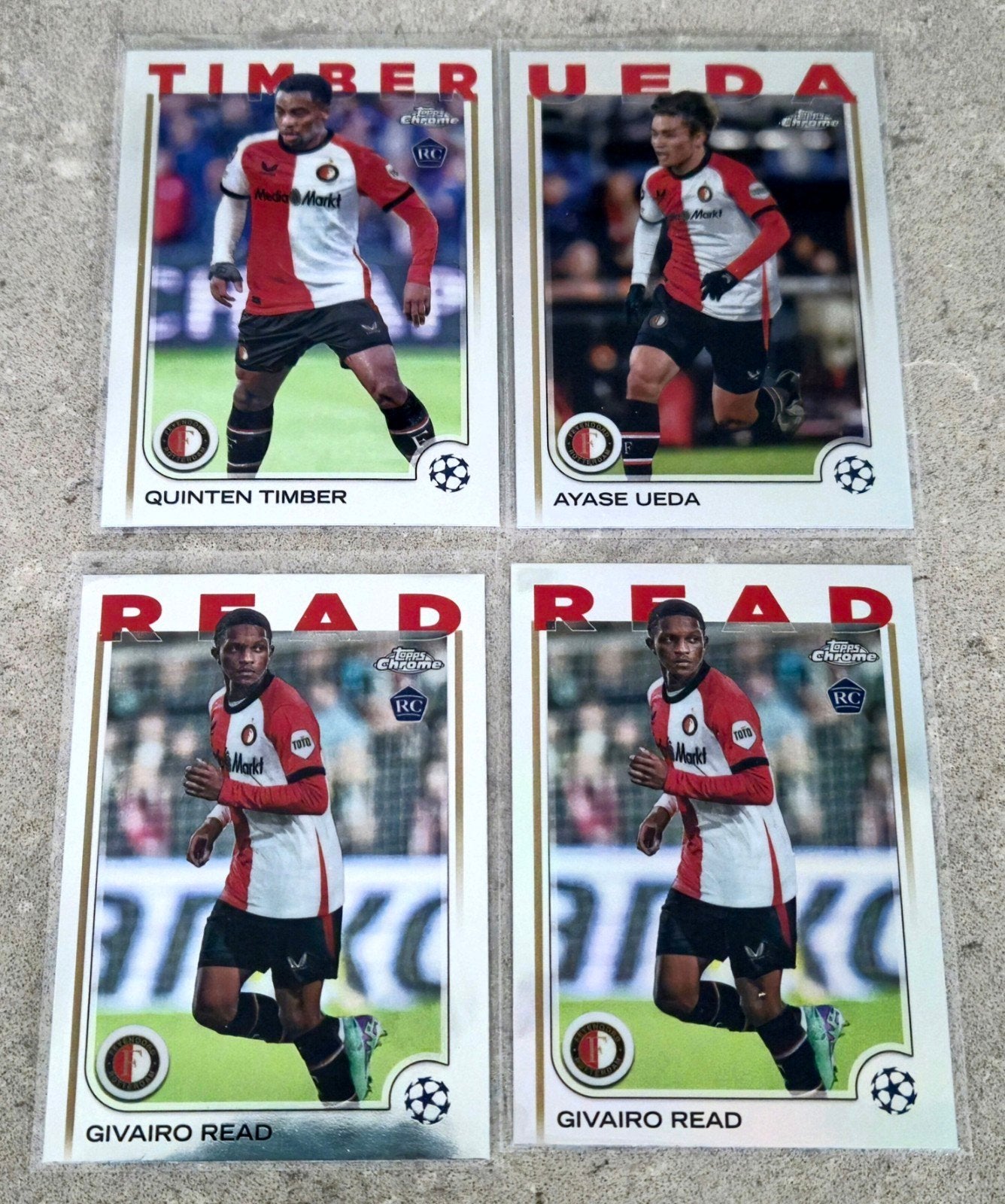 Te koop Topps Chrome feijenoord, Ophalen of Verzenden, Nieuw, Buitenlandse clubs