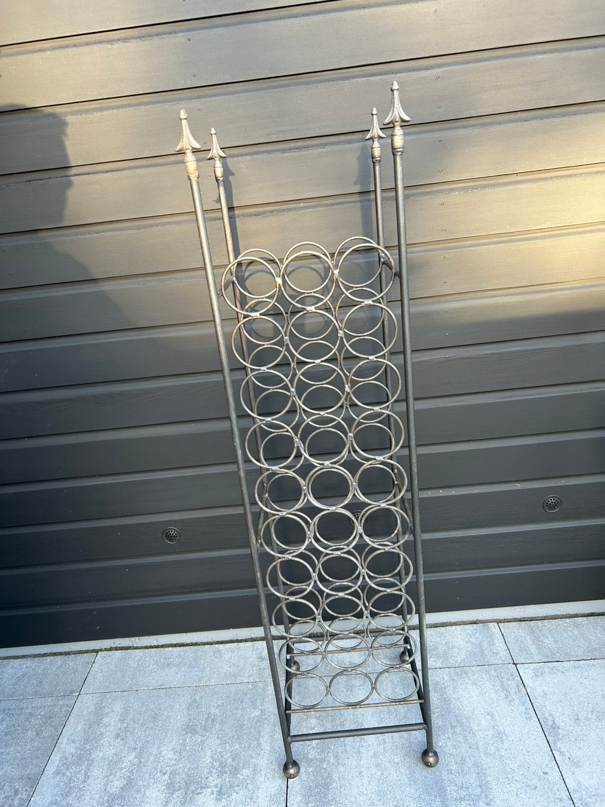Wijnrek, Ophalen, Zo goed als nieuw, Metaal, 75 cm of meer