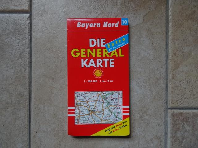 wegenkaart Beieren noord, 2000 tot heden, Ophalen of Verzenden, Nederland, Landkaart