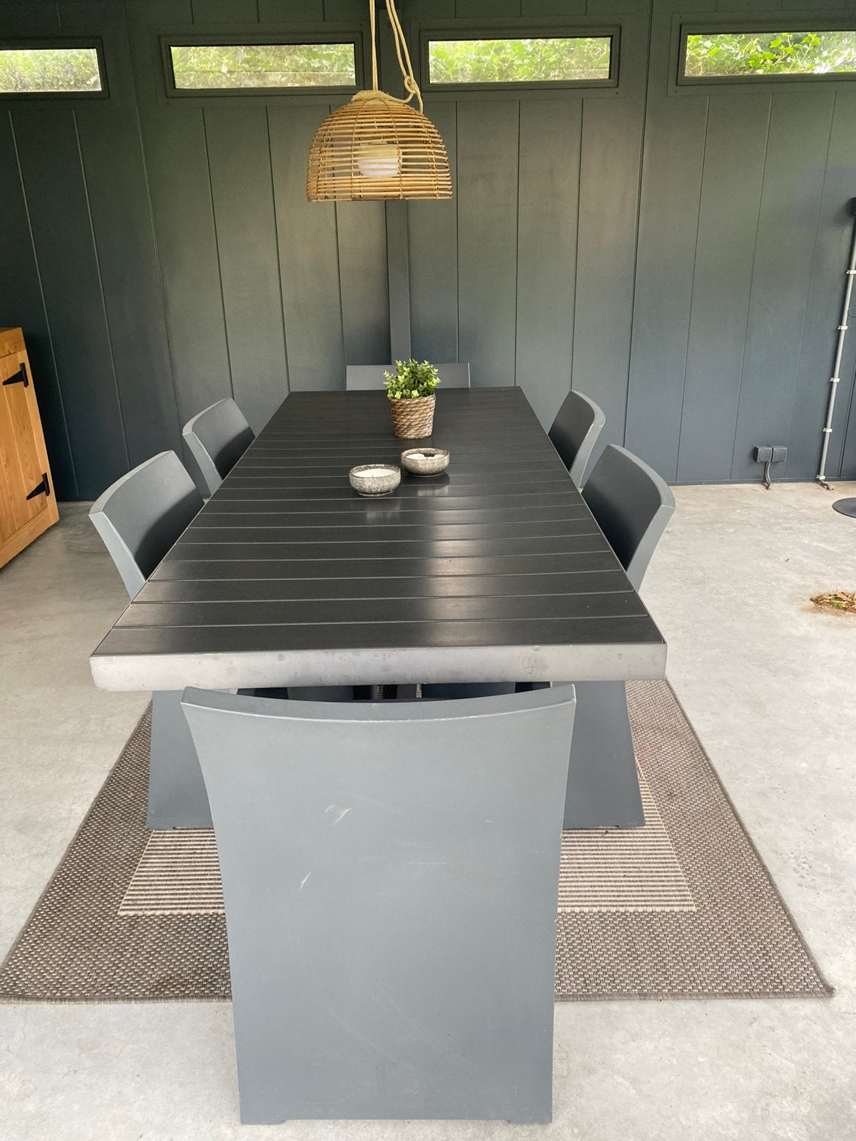 6-persoons Haans Lifestyle tuinset, Tuin en Terras, Ophalen, Kunststof, Gebruikt, 6 zitplaatsen