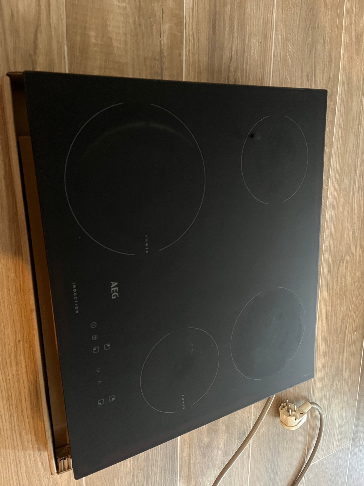 AEG HK604200IB inductiekookplaat, Witgoed en Apparatuur, Ophalen, 4 kookzones, Zo goed als nieuw, Inbouw