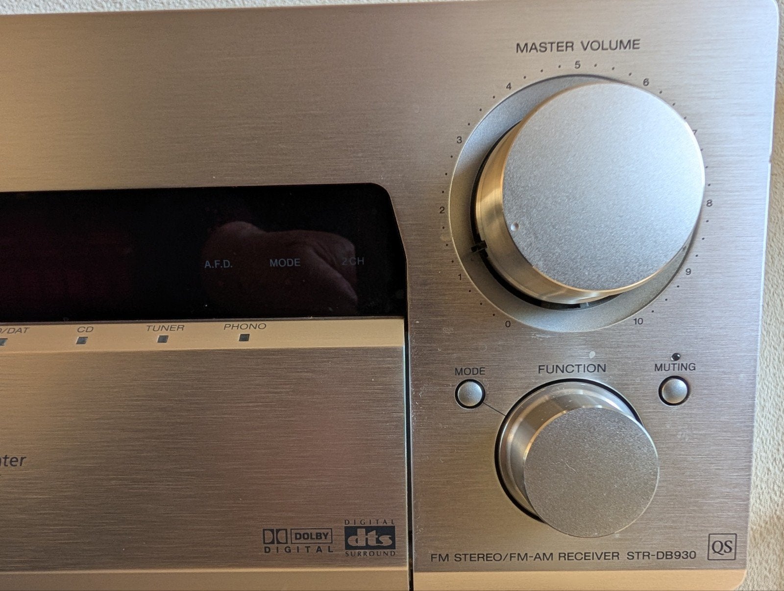 Sony STR-DB930 QS FM Stereo/FM-AM Receiver, Ophalen, Zo goed als nieuw, Sony, 120 watt of meer