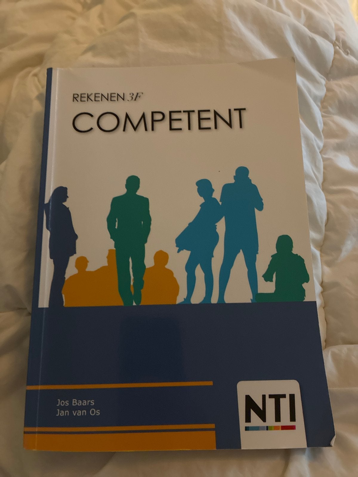 Rekenboek NTI Rekenen 3F Competent - Zo goed als nieuw, Ophalen of Verzenden, Beta, Zo goed als nieuw, Overige niveaus