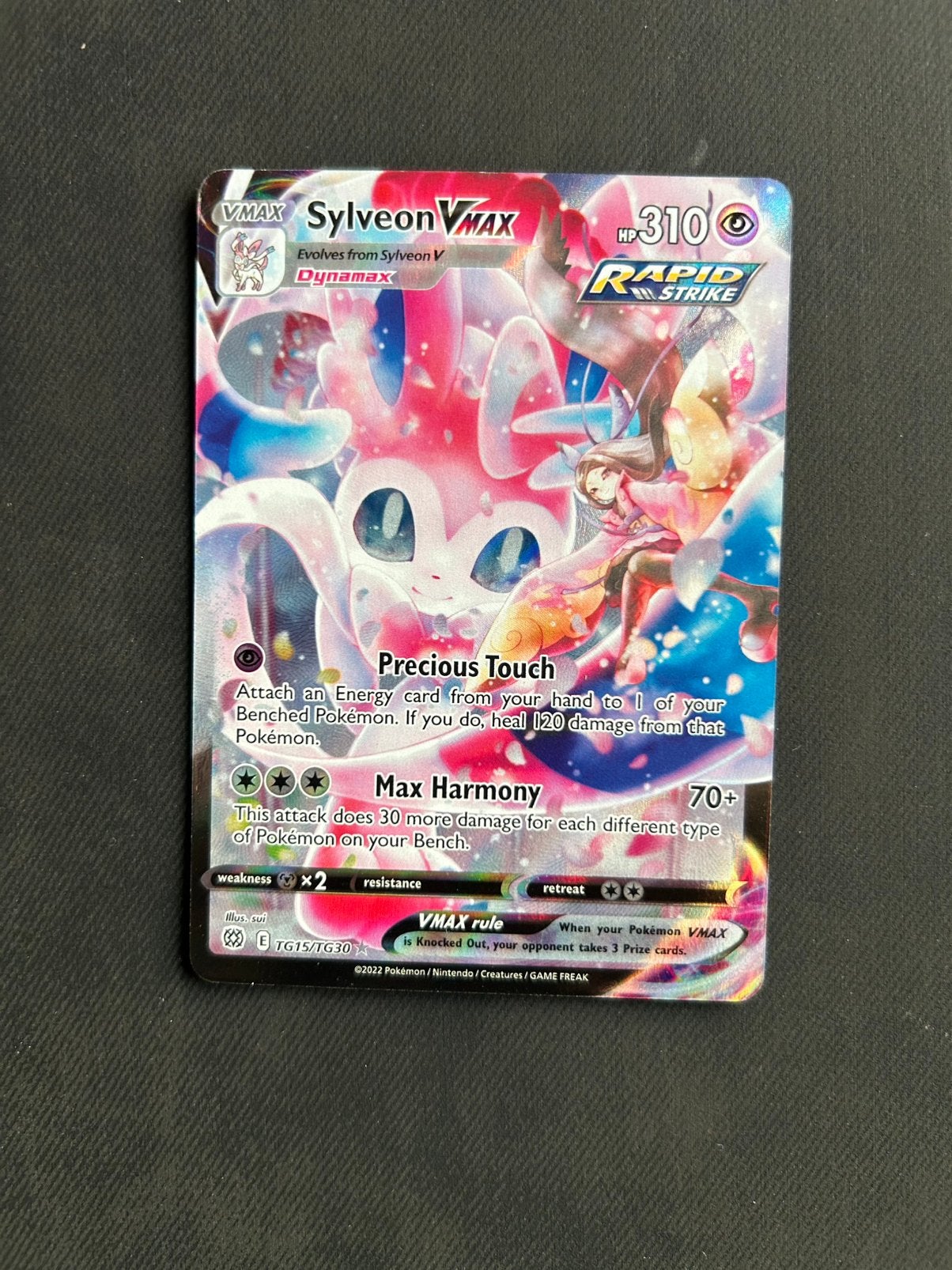 Sylveon VMAX (2), Ophalen of Verzenden, Nieuw, Losse kaart, Foil