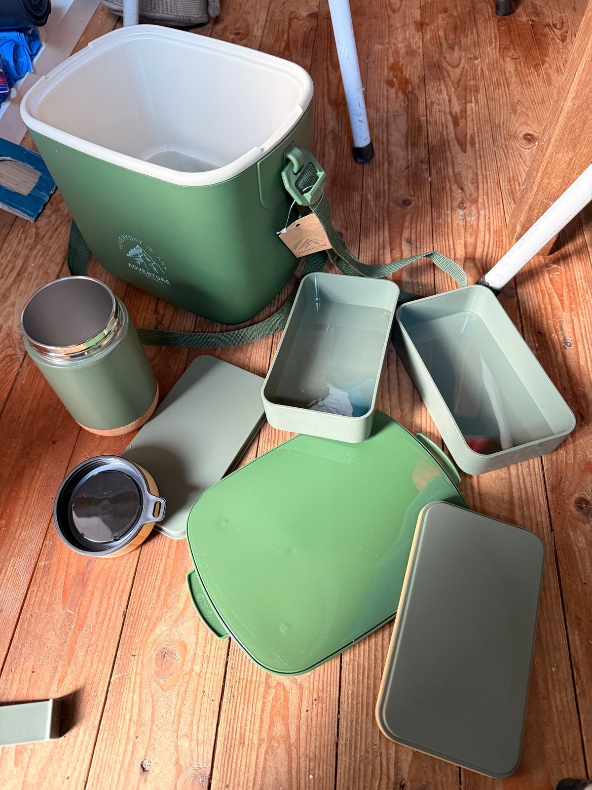 Koelbox set met accessoires - Nieuwstaat( 4 voor 25€ ), Ophalen of Verzenden, Nieuw, Koelbox, Koelelement