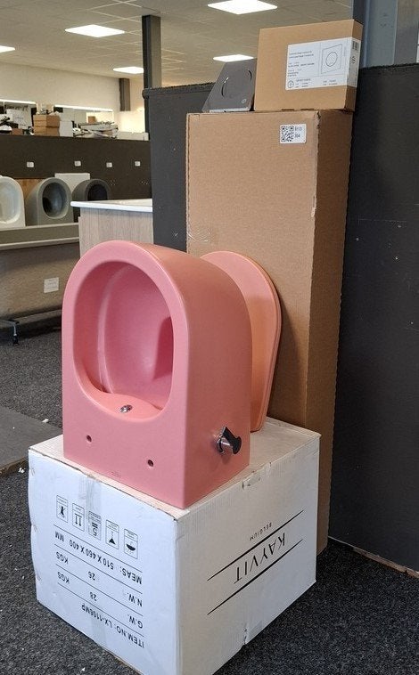 COMPLETE SET : inbouwreservoir + wandcloset met douche, Doe-het-zelf en Verbouw, Sanitair, Ophalen, Kayfit, Kayfit, Nieuw