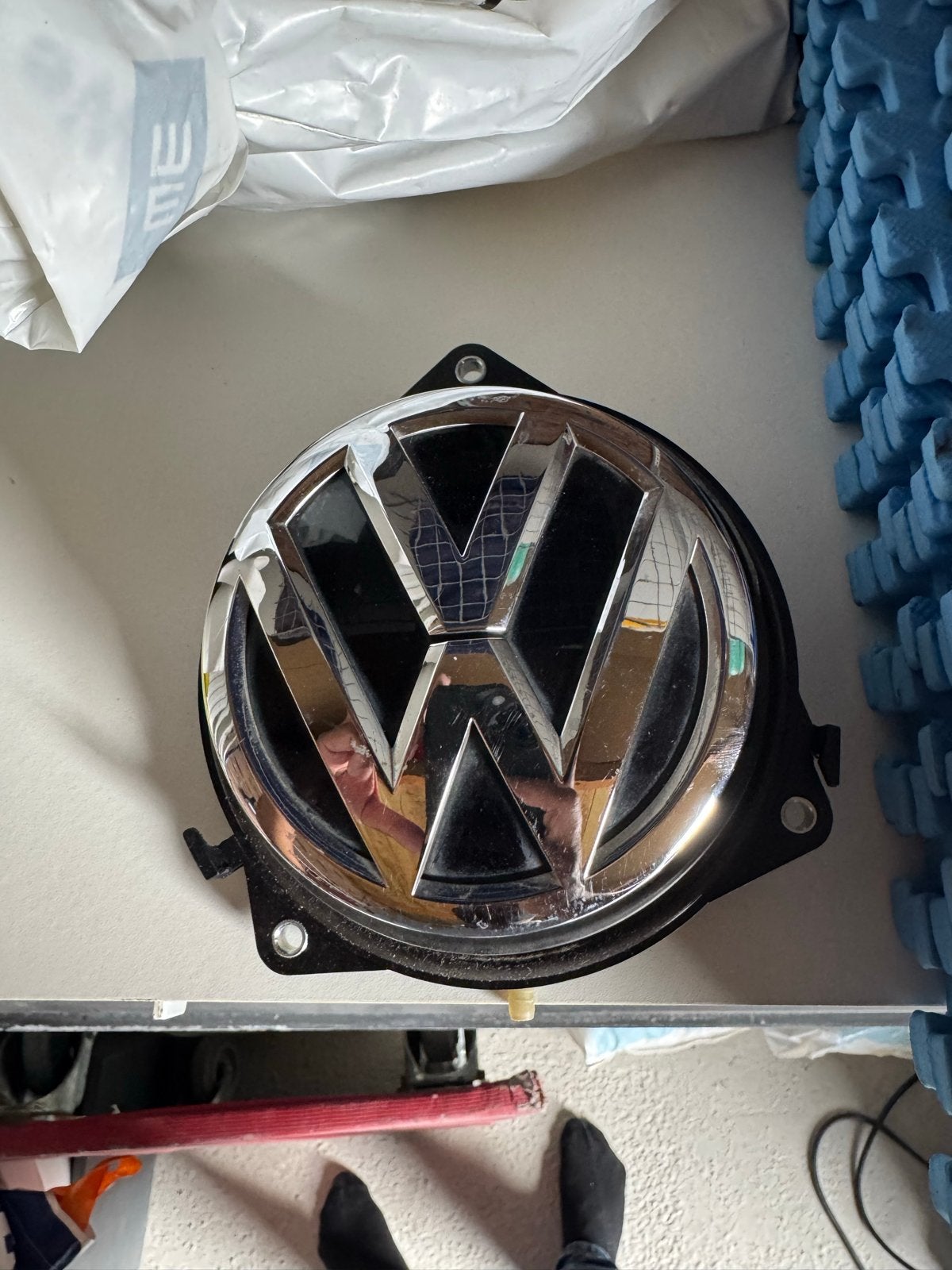 Achterklep handgreep VW Polo, Auto-onderdelen, Gebruikt, Achterklep, Volkswagen, Ophalen of Verzenden