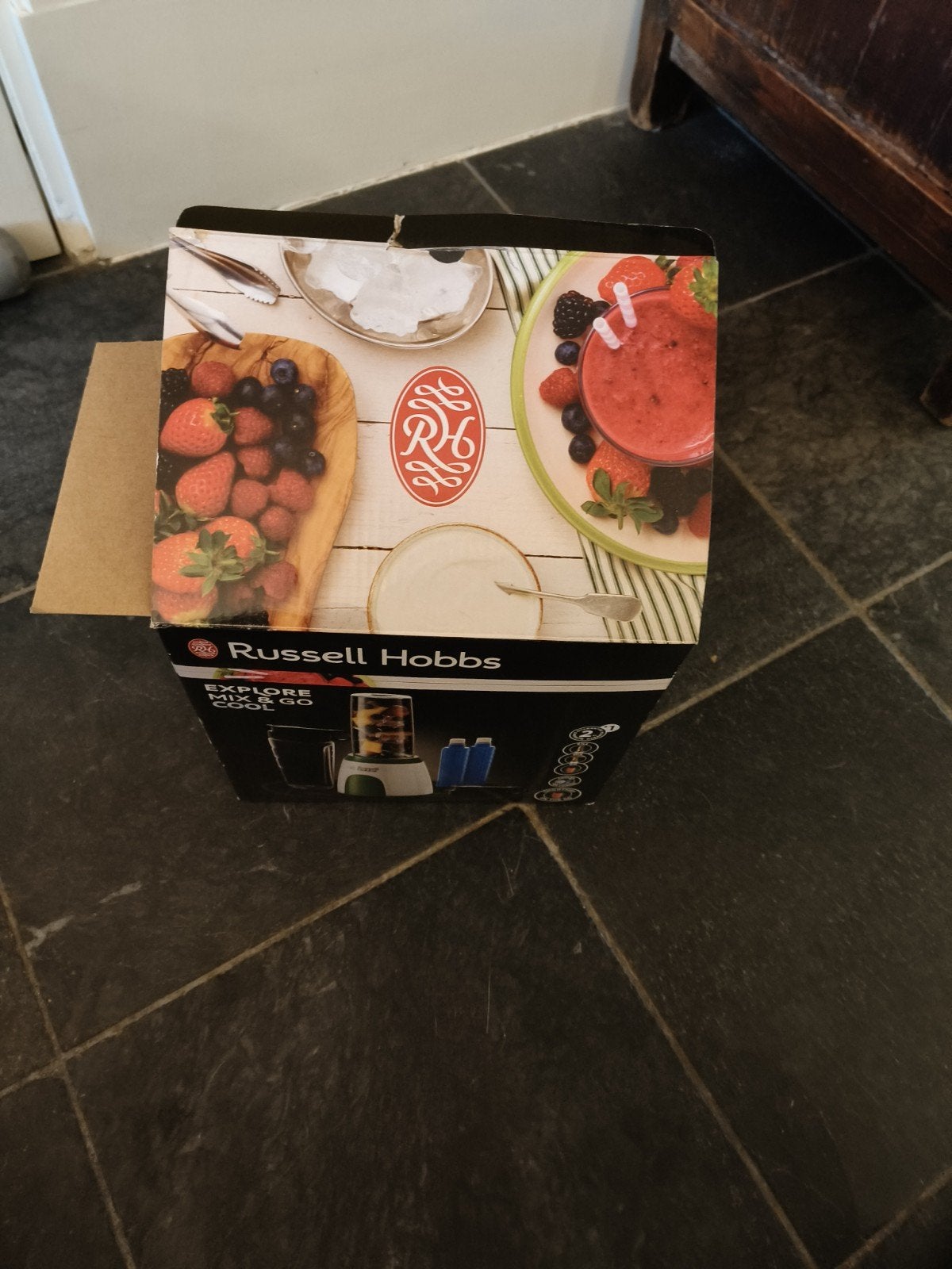 Russell Hobbs Explore Mix & Go Cool Blender, Minder dan 1 liter, Ophalen of Verzenden, Zo goed als nieuw, 1 snelheid