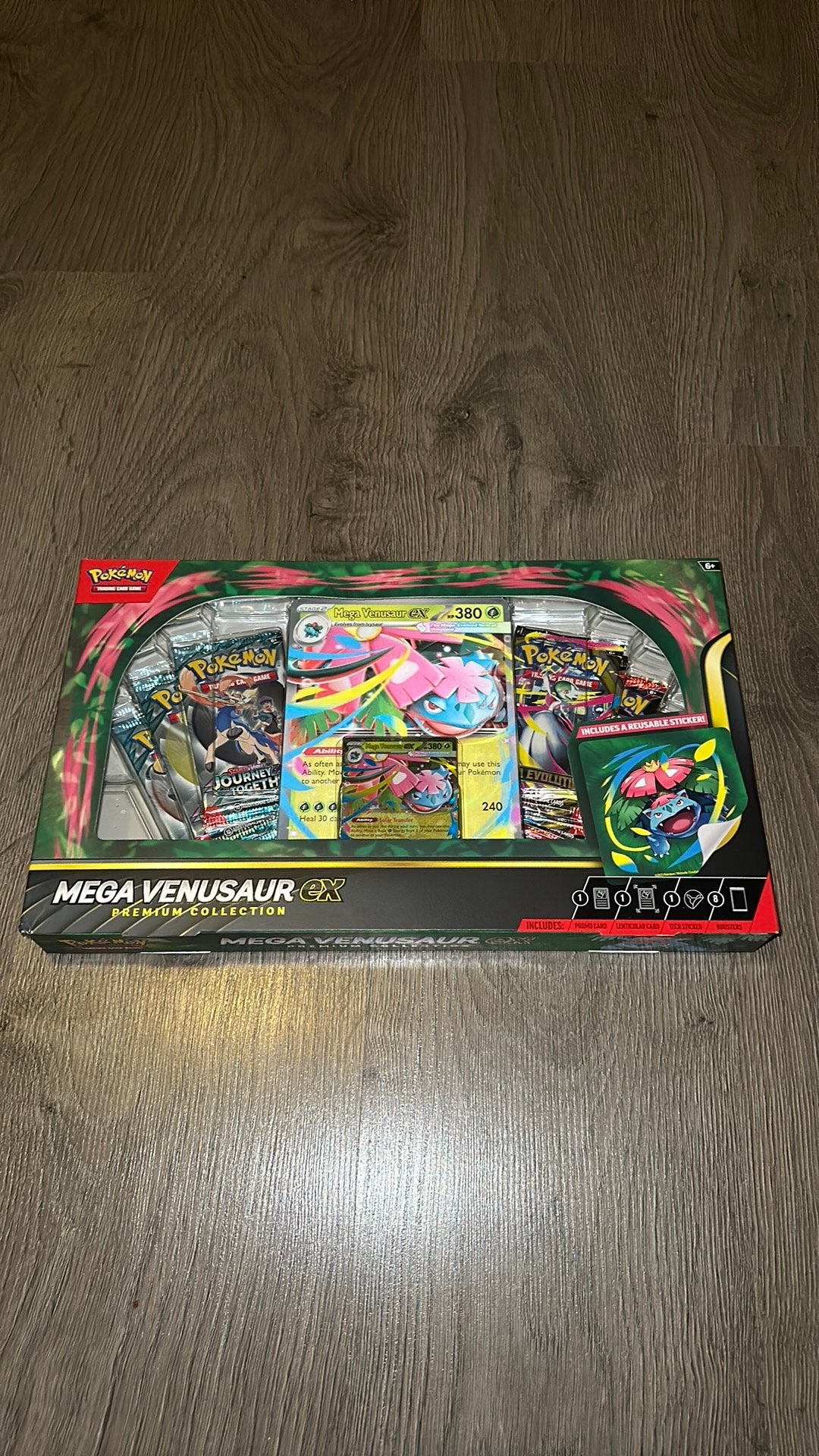 Mega Venusaur EX - Premium Collection, Ophalen of Verzenden, Zo goed als nieuw