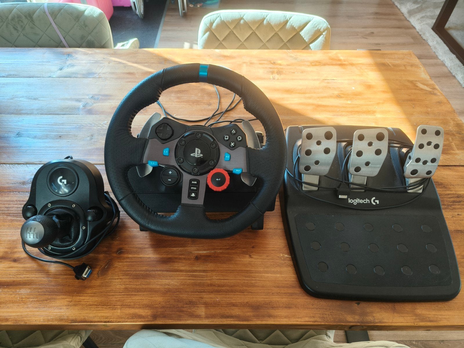 Logitech G29 Stuur, Pedalen & Schakelpook voor PlayStation, Ophalen, Zo goed als nieuw, Zwart