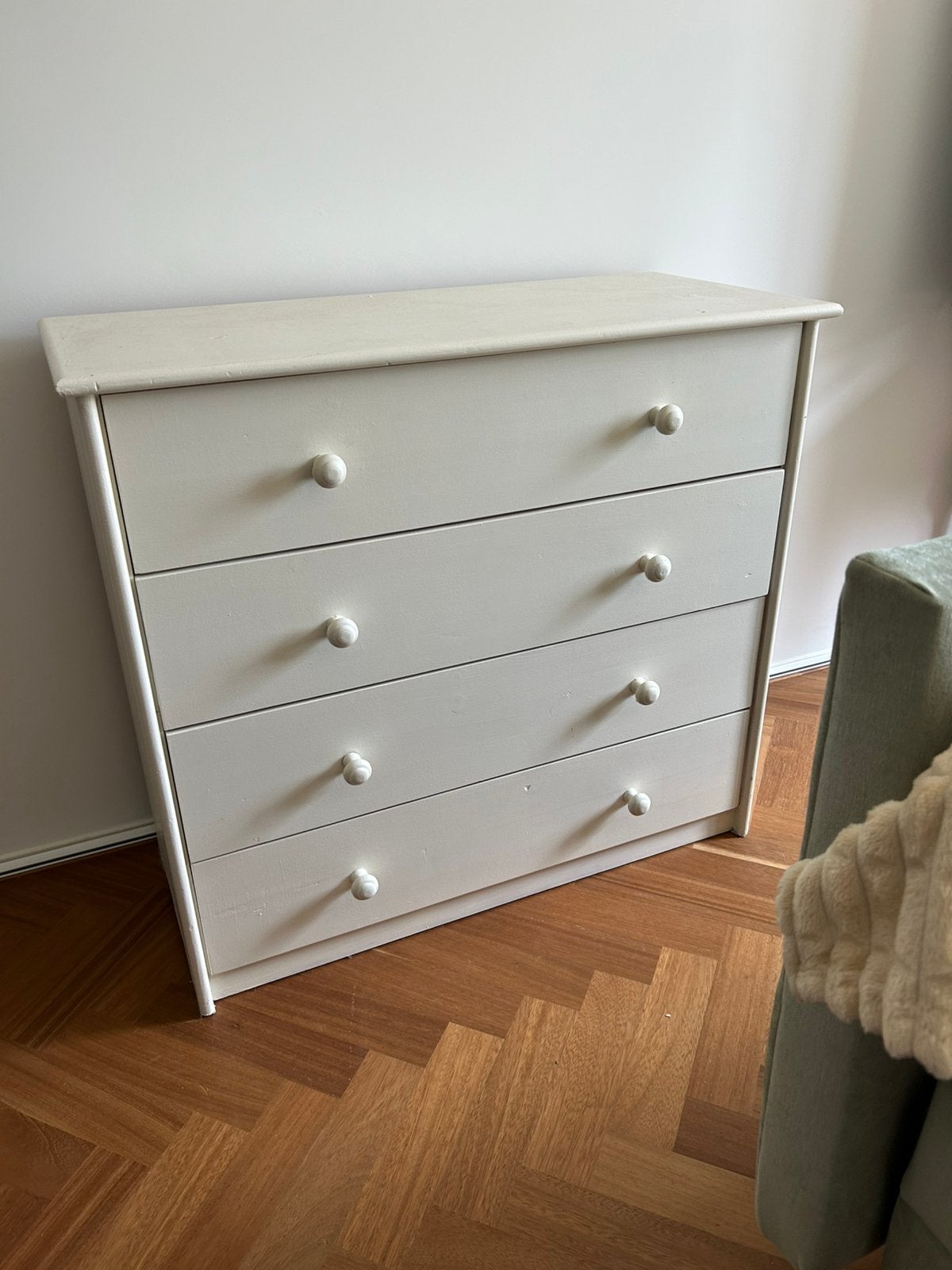 Ladekastje wit, Zo goed als nieuw, 3 of 4 laden, Minder dan 100 cm, 25 tot 50 cm