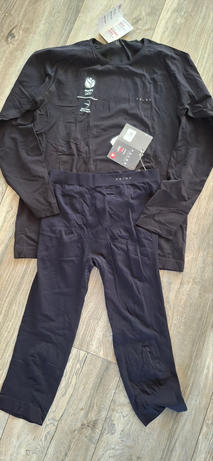 Falke Thermopak Langemouw set Xl nieuw, Blauw, Falke, Ophalen of Verzenden, Maat 56/58 (XL)
