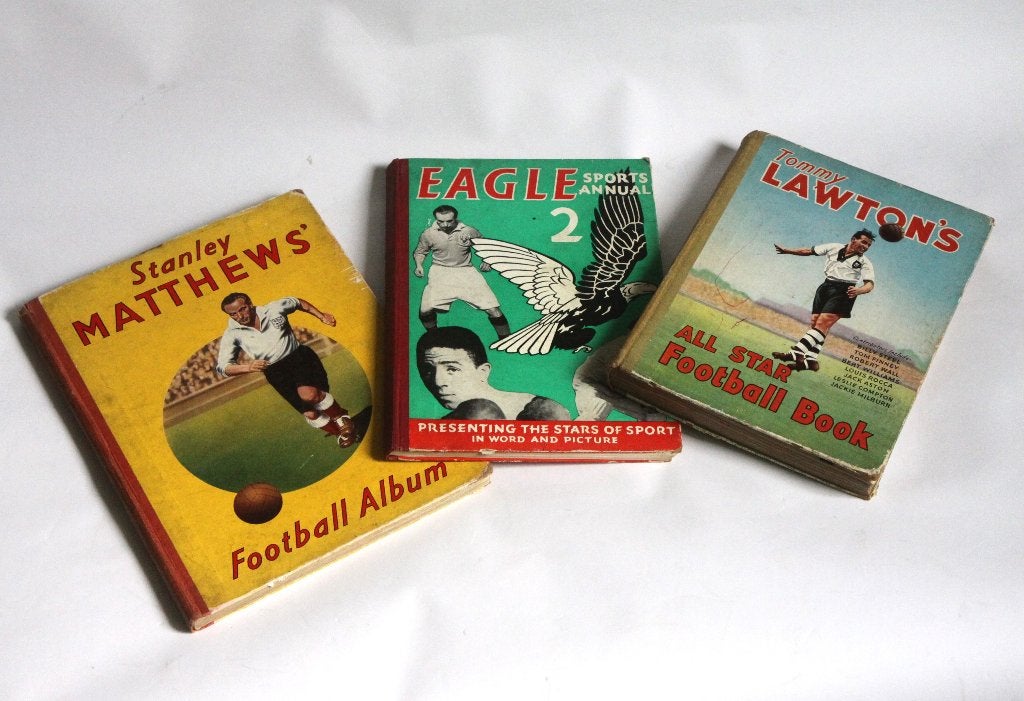 Britisch Football Books Jaren 40 en 50, Ophalen, Gebruikt, Buitenlandse clubs, Boek of Tijdschrift