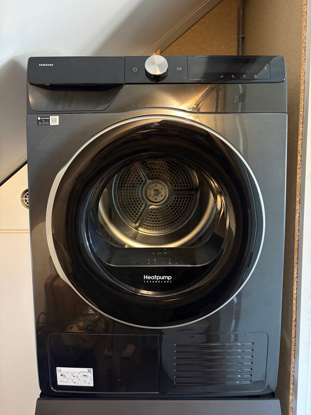 Samsung DV90T6240LB/S2 Warmtepompdroger 9kg, Ophalen, 8 tot 10 kg, Zo goed als nieuw, 85 tot 90 cm
