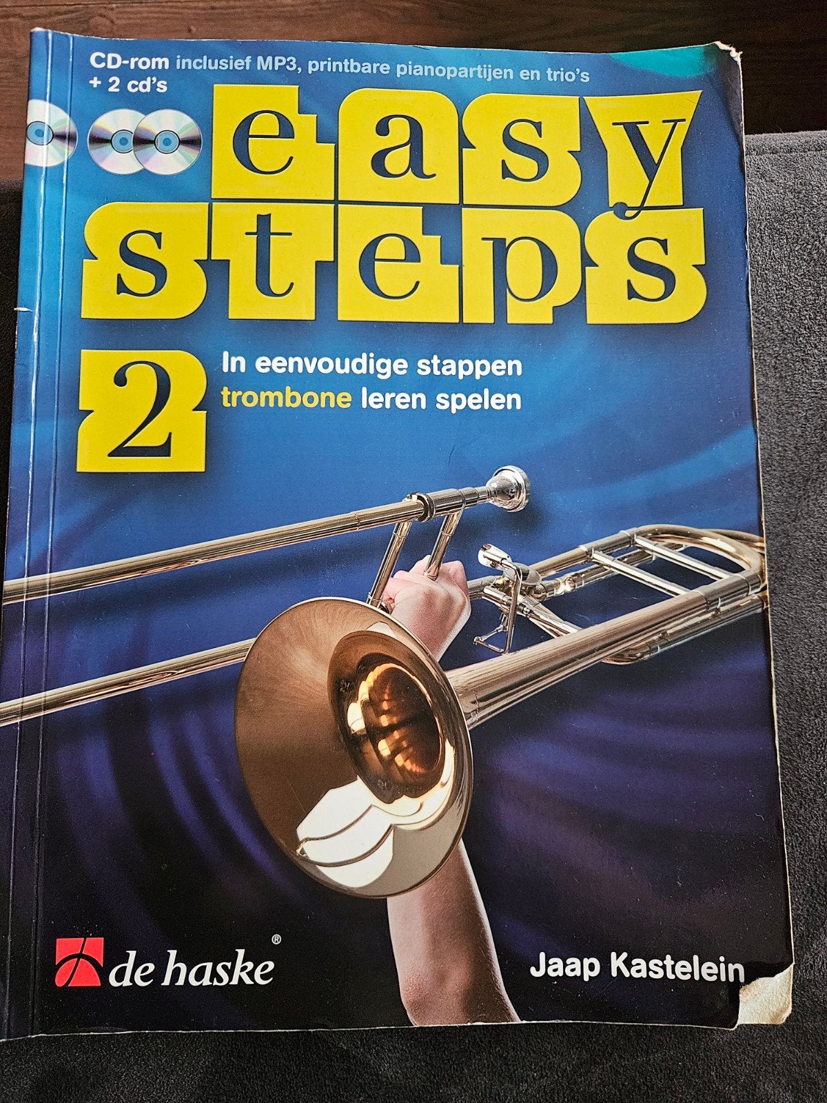 Easy Steps 2: Trombone leren spelen (incl. CD-rom & 2 CD's), Muziek en Instrumenten, Gebruikt, Overige genres, Les of Cursus, Ophalen of Verzenden