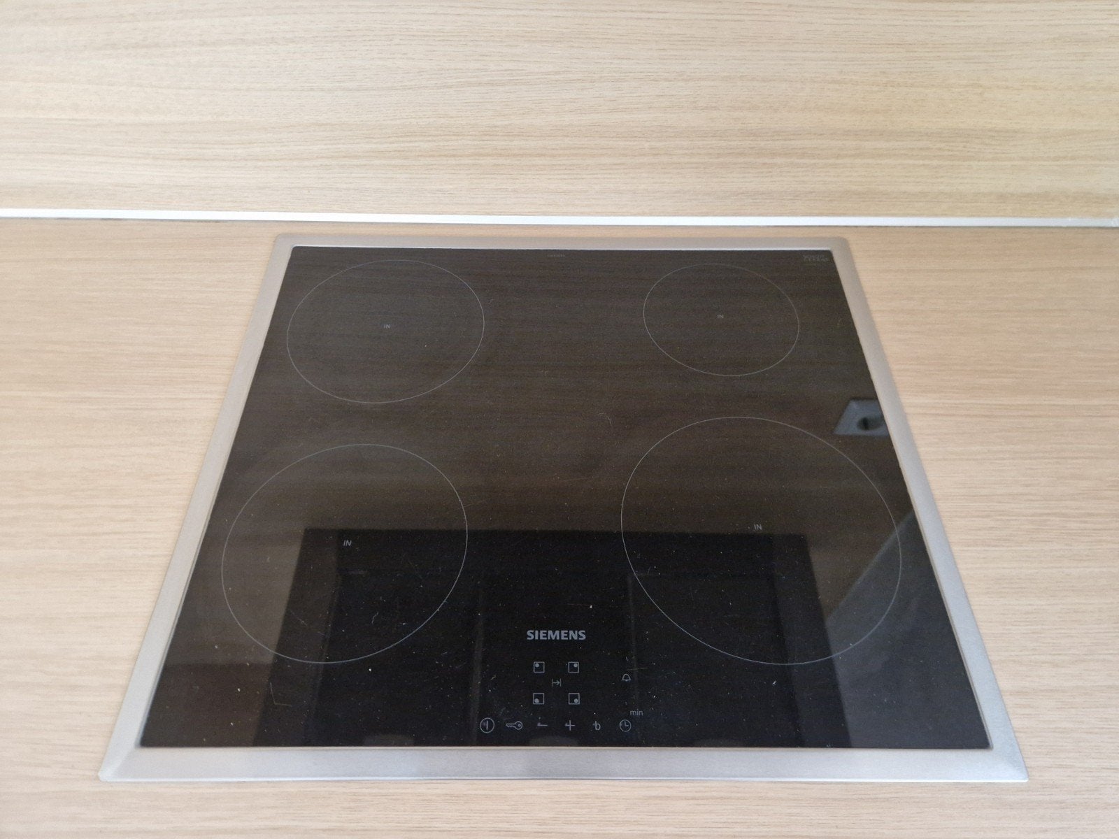 Siemens iQ100  inductiekookplaat, Ophalen, Gebruikt, 4 kookzones, Inbouw