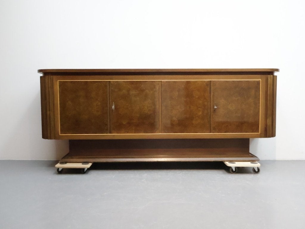 Vintage dressoir | Jaren 60 | notenhout, Ophalen, Gebruikt, Met deur(en), Vintage