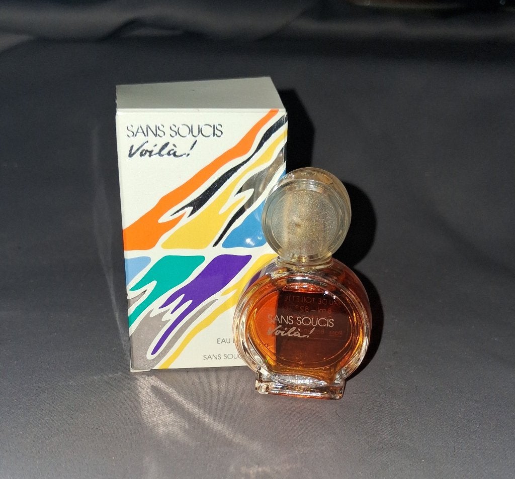 Parfum miniatuur - sans soucis + doosje, Ophalen of Verzenden, Zo goed als nieuw, Miniatuur, Gevuld