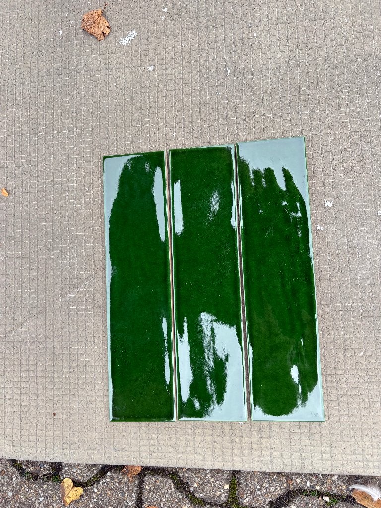 Steenbok rustic copper green 1,72m2 7,5x30cm, Doe-het-zelf en Verbouw, Ophalen, Nieuw, Minder dan 20 cm, Minder dan 5 m²