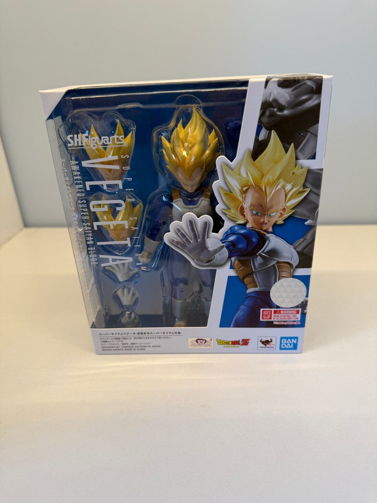 S.H. Figuarts Dragon Ball Z | Vegeta Awakening Super Saiyan, Ophalen of Verzenden, Nieuw