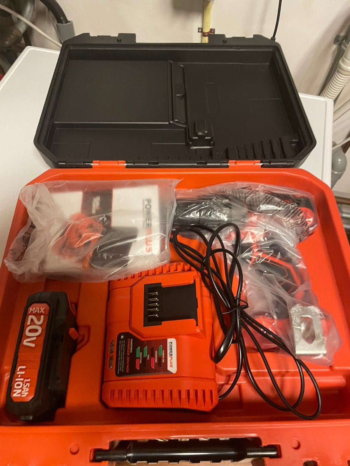 POWERPLUS  20v accuboormachine nieuw, Ophalen of Verzenden, Nieuw, Boor- en Schroefmachine