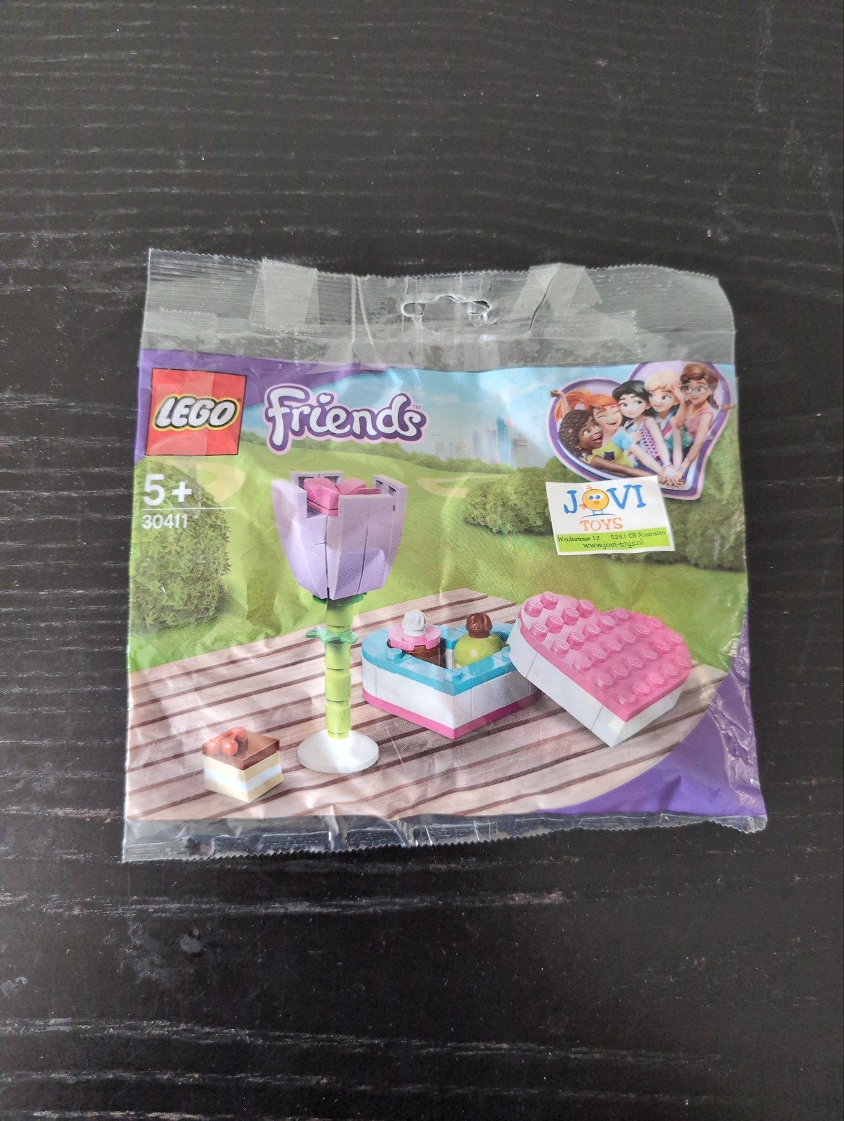LEGO Friends Polybag 30411 - Chocolade Doosje & Bloempotje, Gebruikt, Lego, Friends, Ophalen of Verzenden